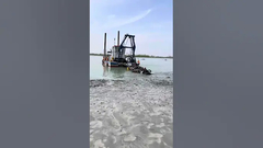 YSCSD350 vaste capaciteit 360 cbm per uur hydraulische snijmachine zuigbagger in bedrijf